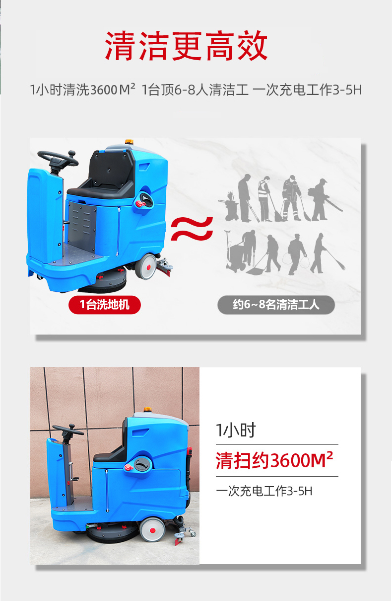 荃湾驾驶式洗地机更适合用在高铁站